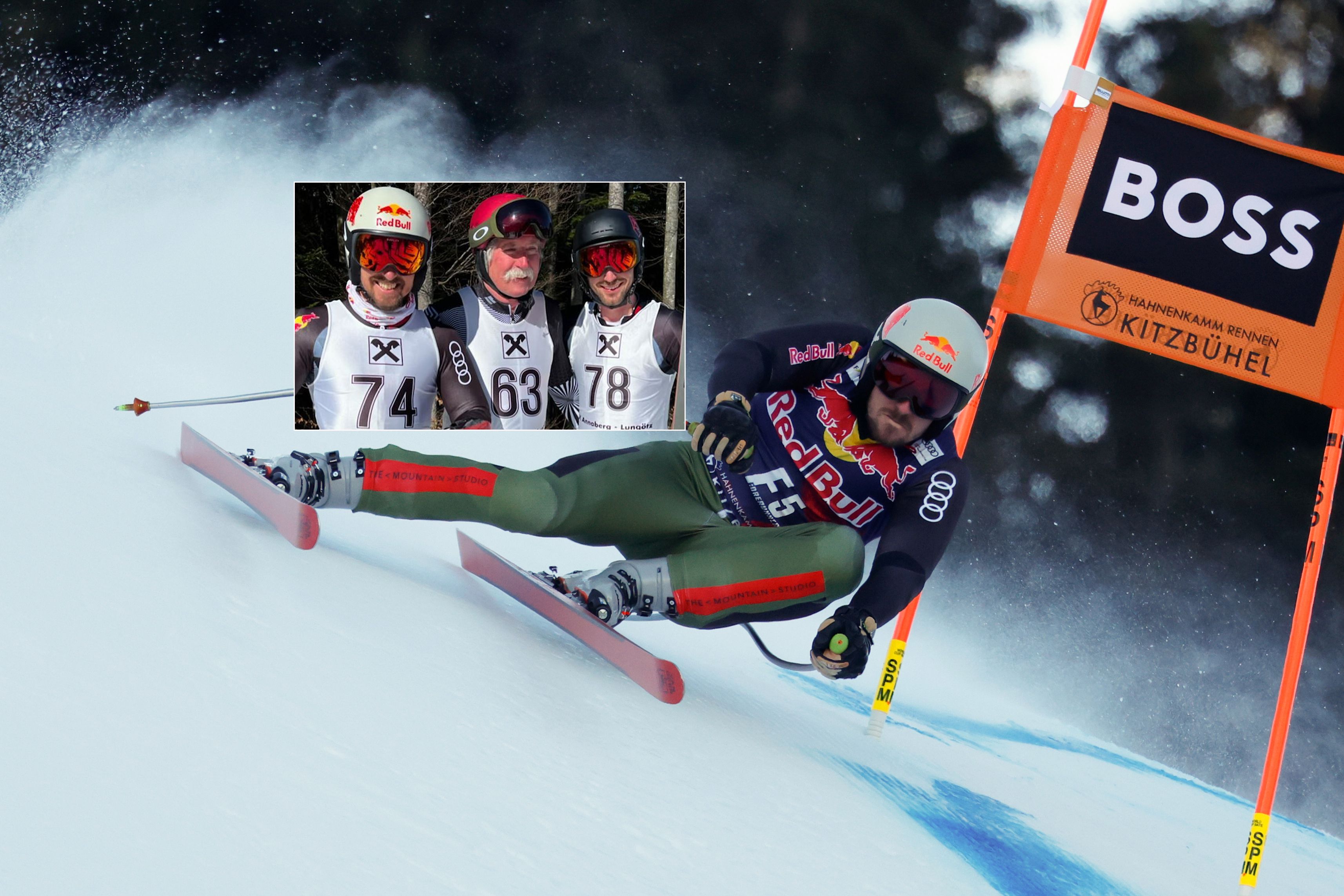 Die Hirschers machen einen Ski-Ausflug.