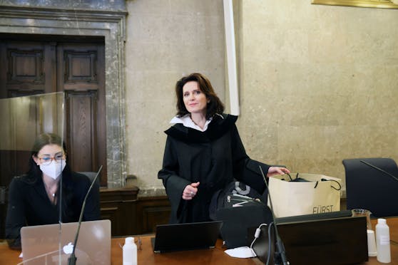 Astrid Wagner vor Gericht.