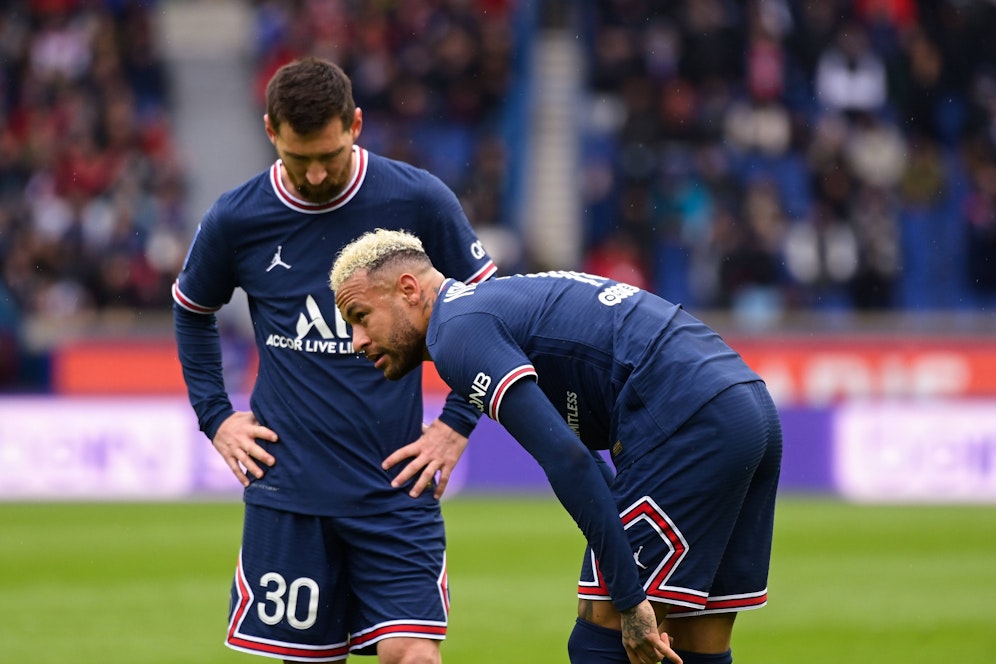 Messi und Neymar bei PSG: 