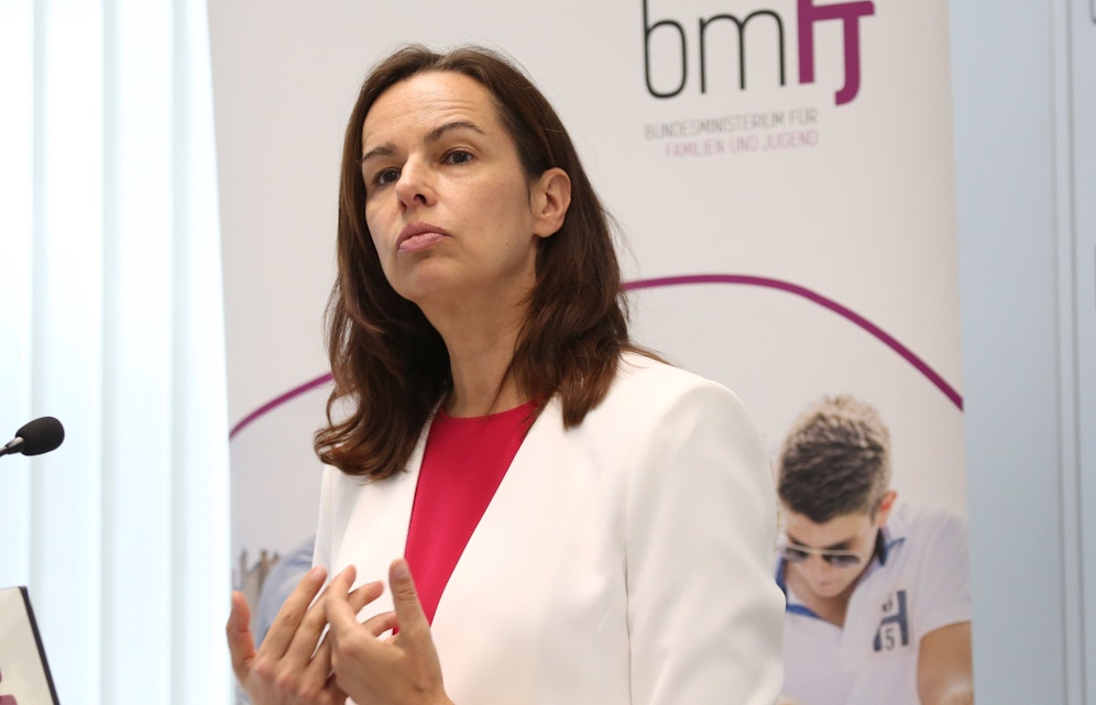 Sophie Karmasin in ihrer Zeit als Ministerin, 2017.