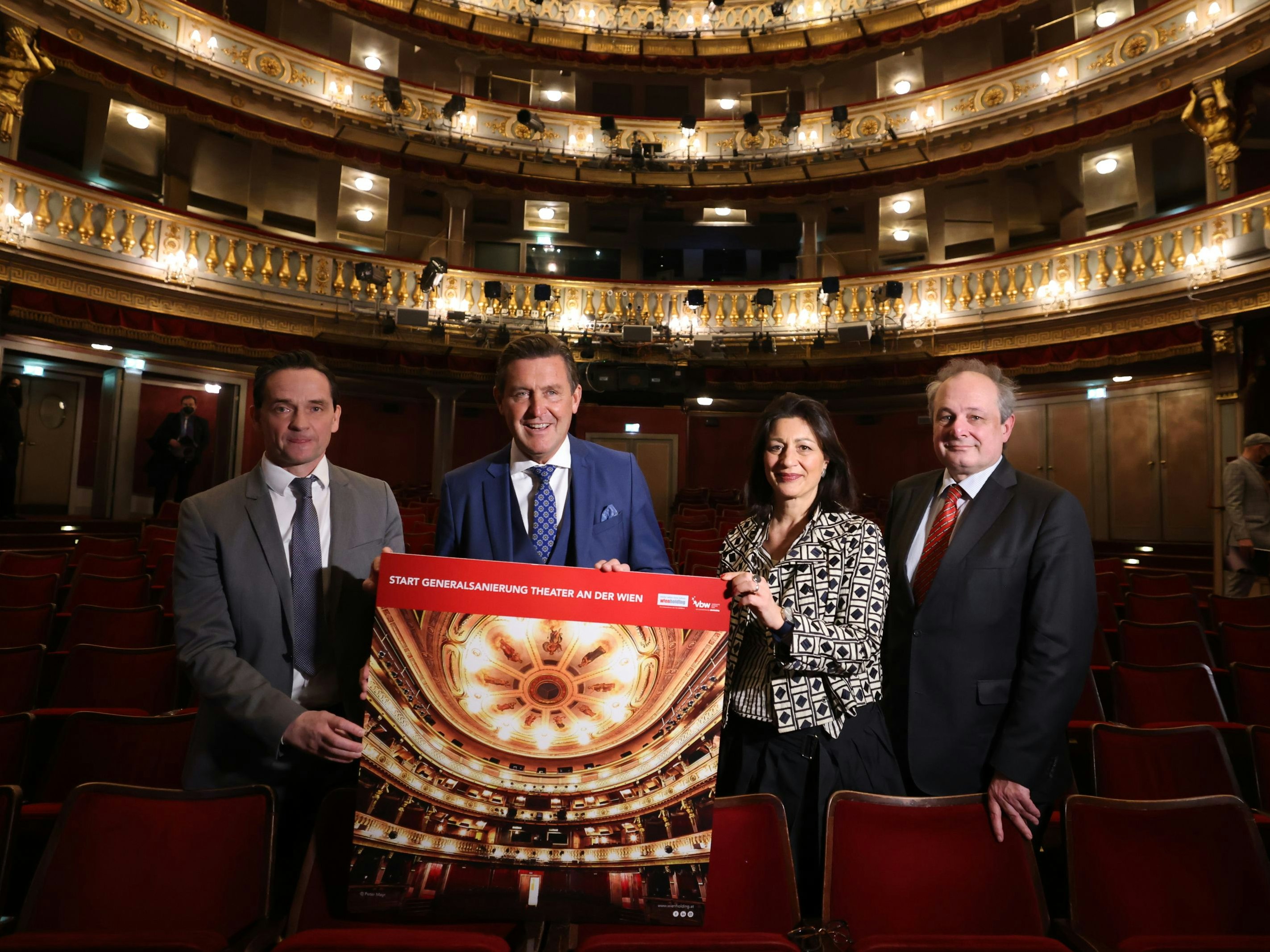 Das Theater an der Wien wird um knapp 60 Millionen Euro saniert.