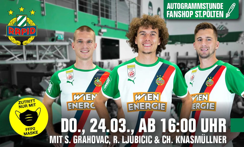 Srdjan Grahovac, Robert Ljubicic und Christoph Knasmüllner sind in St. Pölten zu Gast.