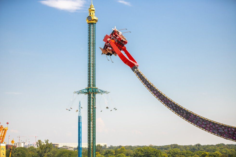 Das sonnige Wetter lockte heute so einige Menschen in den Prater.