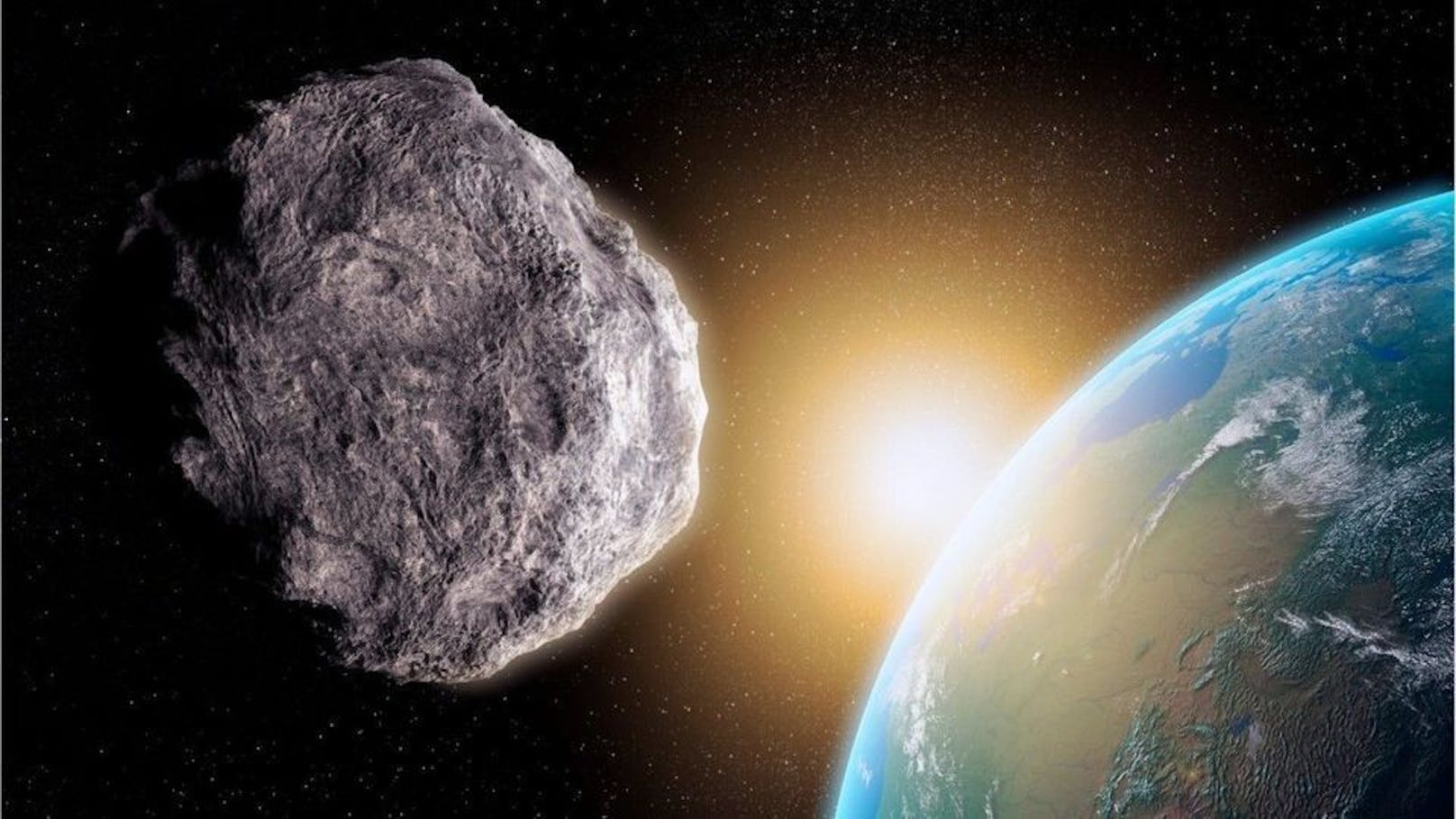 3 Asteroiden steuern auf die Erde zu.