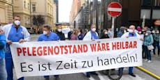 Nächste Demo – Pflegekräfte gehen in Tirol protestieren