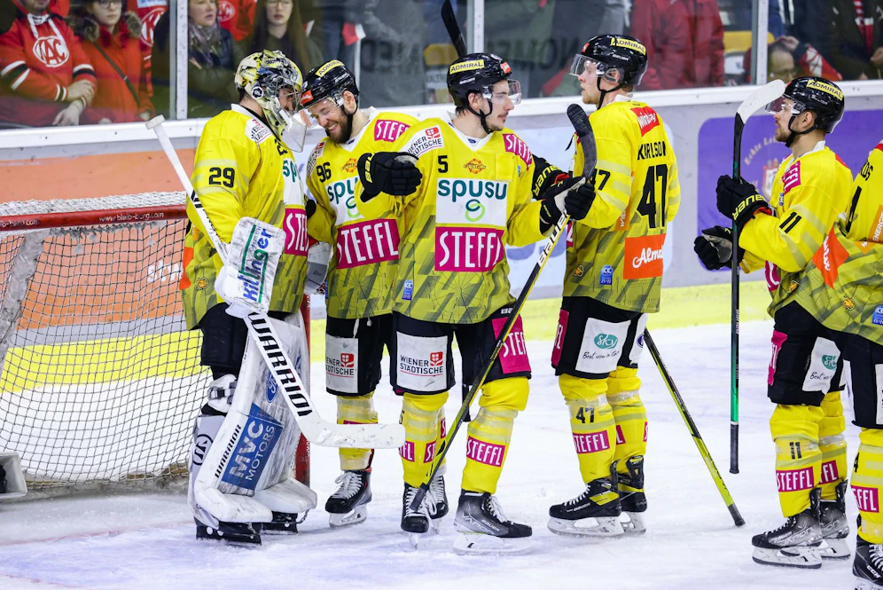 Die Vienna Capitals gehen in der  Viertelfinal-Serie mit 3:1 in Front. 