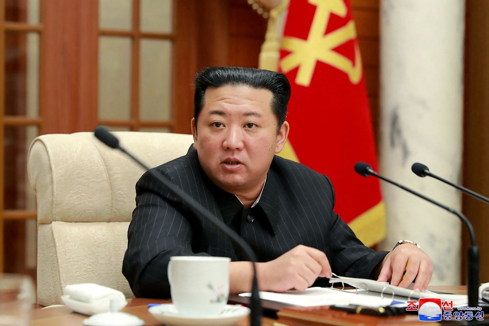 Diktator Kim Jong-un hat eine Botschaft.