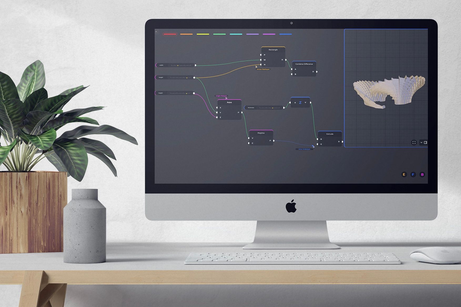 BeeGraphy hat eine einzigartige und kostenlose online parametrische 3D-Modellierungssoftware veröffentlicht: BeeGraphy Editor. 