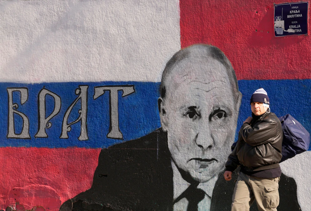 Wladimir Putin versucht den Krieg in der Ukraine in der Heimat anders darzustellen- 
