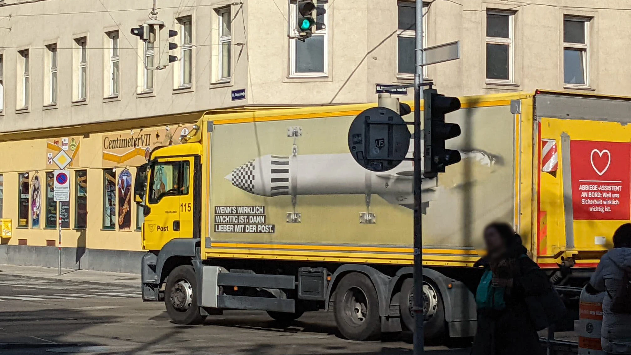 Raketen-Post sorgt für Aufregung