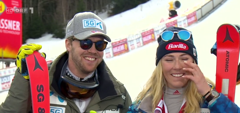 Kilde und Shiffrin im Doppel-Interview.
