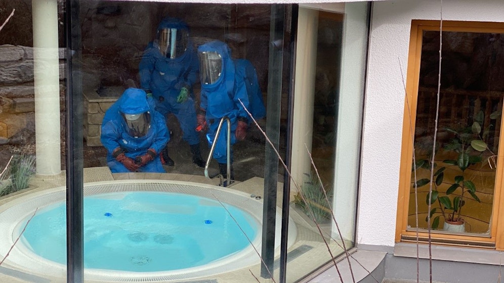 Chlorgasaustritt Feuerwehr