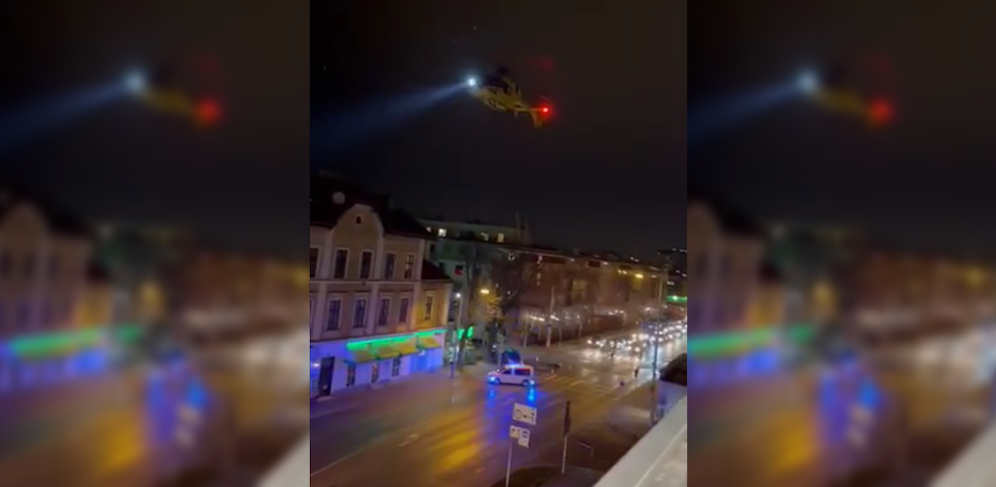 Ein Motorradfahrer verunfallte am Dienstagabend in Wien-Liesing.
