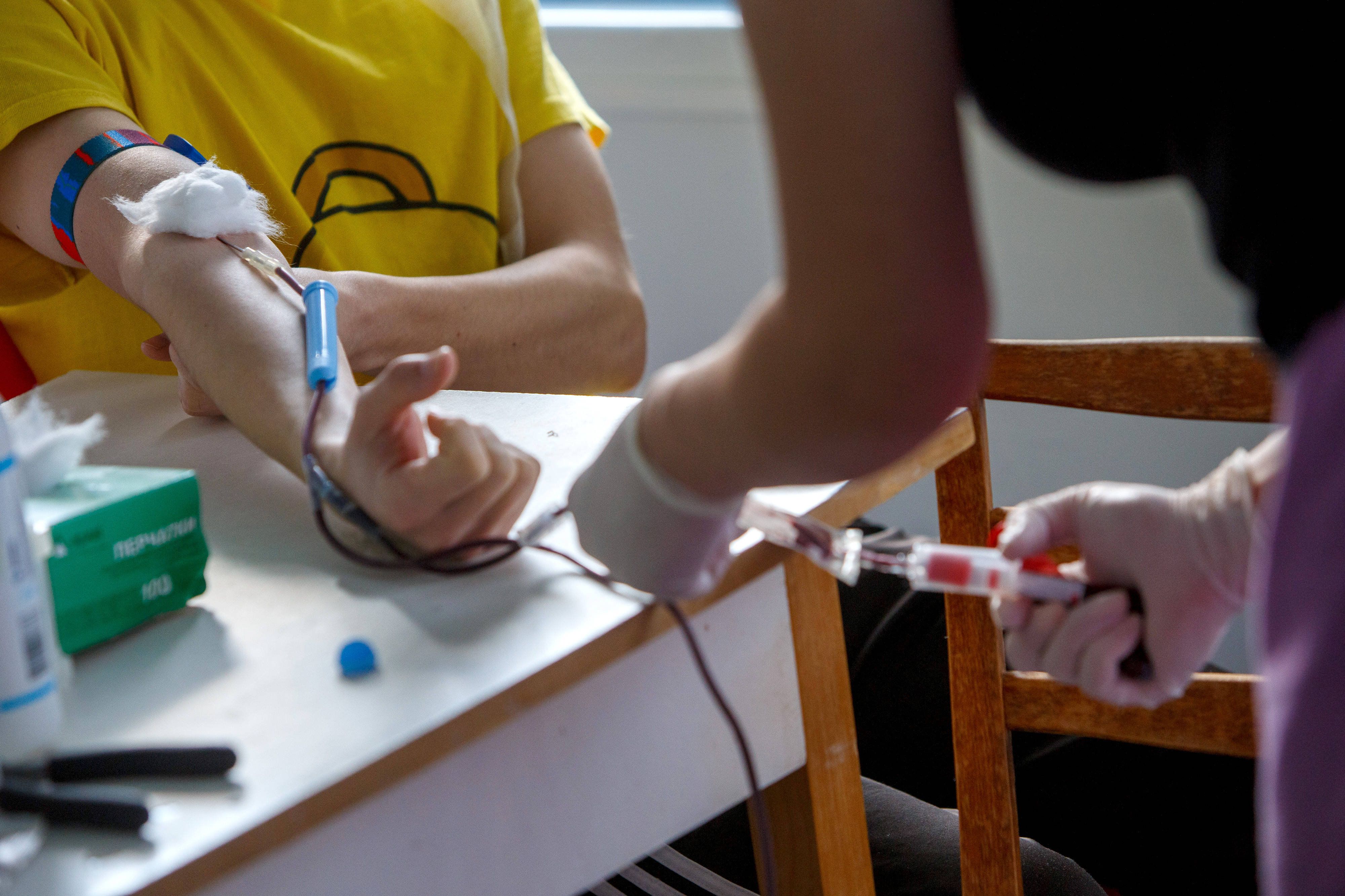 Die Blut-Versorgung ist für die nächsten Wochen gesichert.