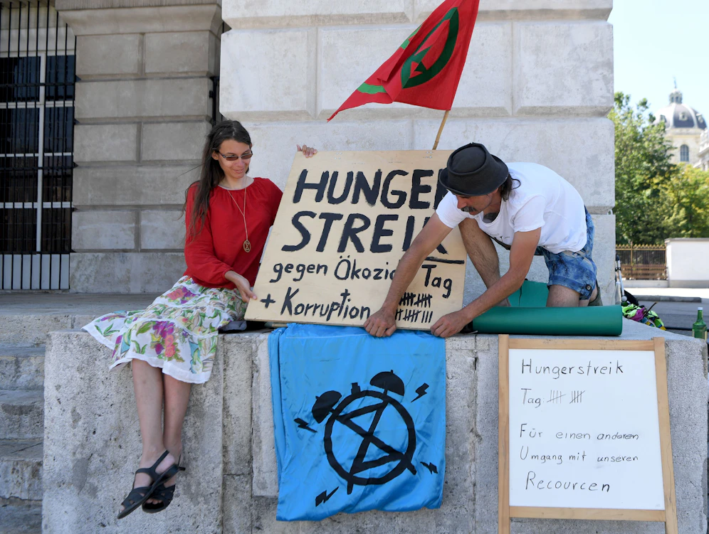 Krumpeck befand sich seit 1. Februar im Hungerstreik (hier ein Archivfoto aus 2021).&nbsp;