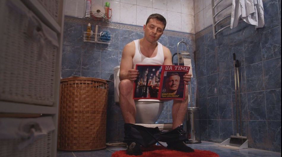 Der ukrainische Präsident Wolodymyr Selenskyj im TV-Hit "Diener des Volkes".