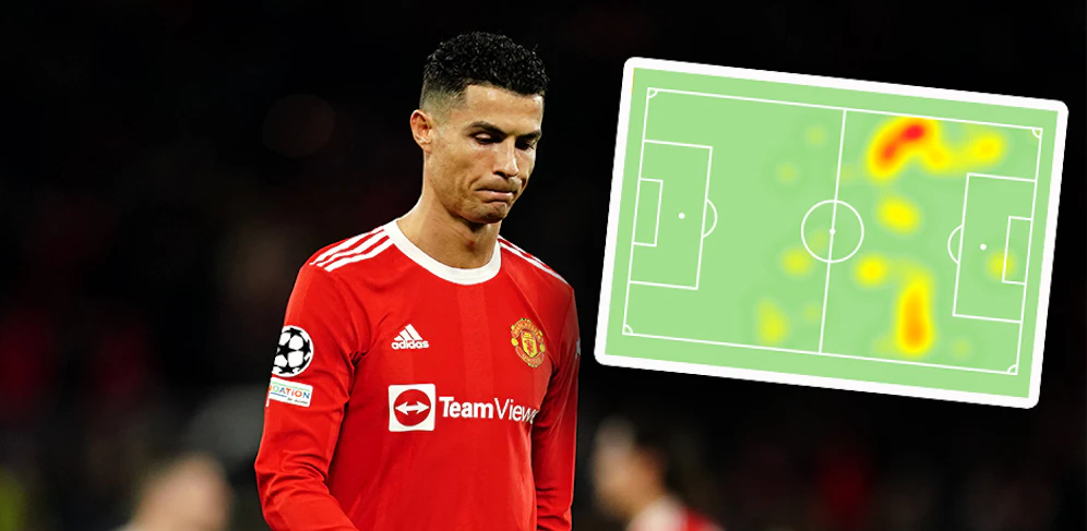 Cristiano Ronaldo hatte keinen Ballkontakt im Strafraum von Atletico. 