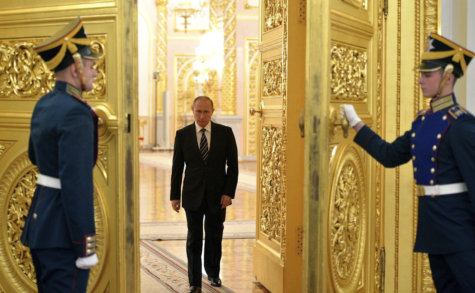 Wladimir Putin im Kreml (Archivfoto). Eine Neutralität der Ukraine - wie Österreich - wäre für Moskau denkbar.