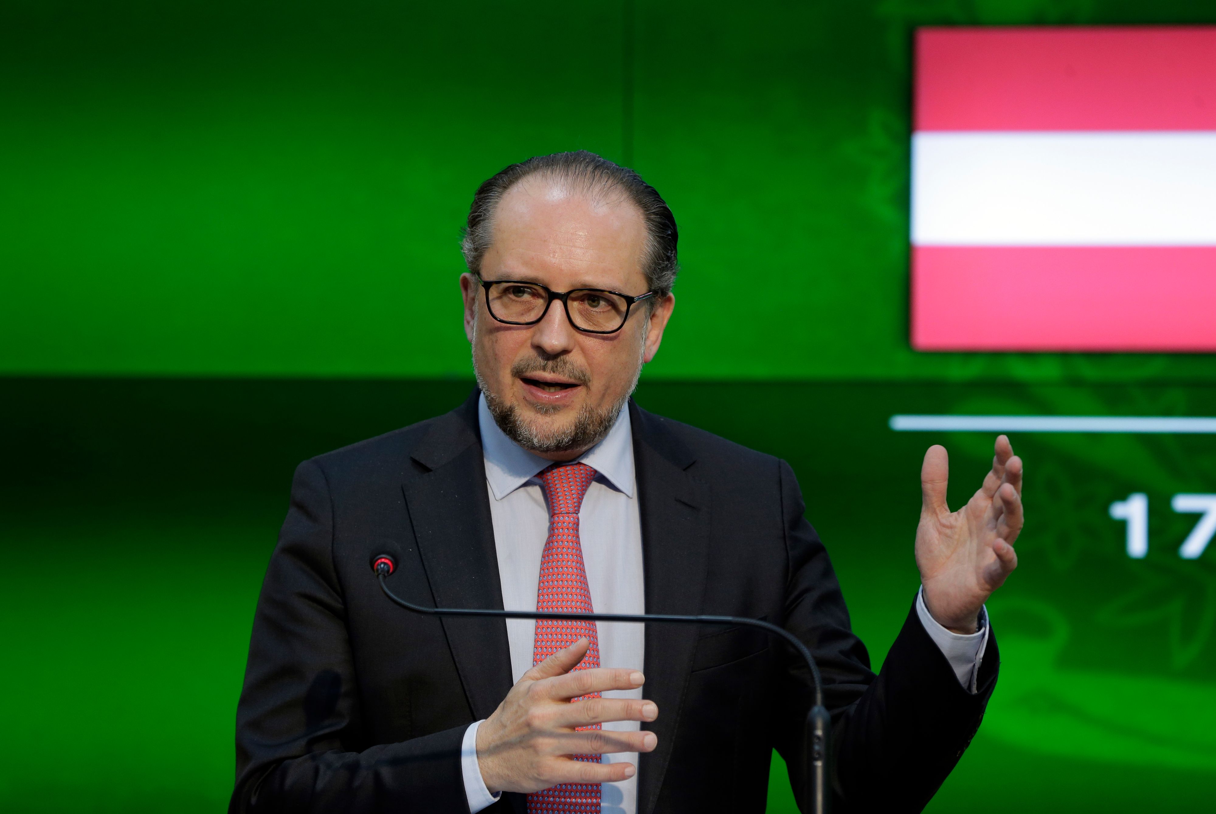 Österreichs Außenminister Alexander Schallenberg in Pakistan. 