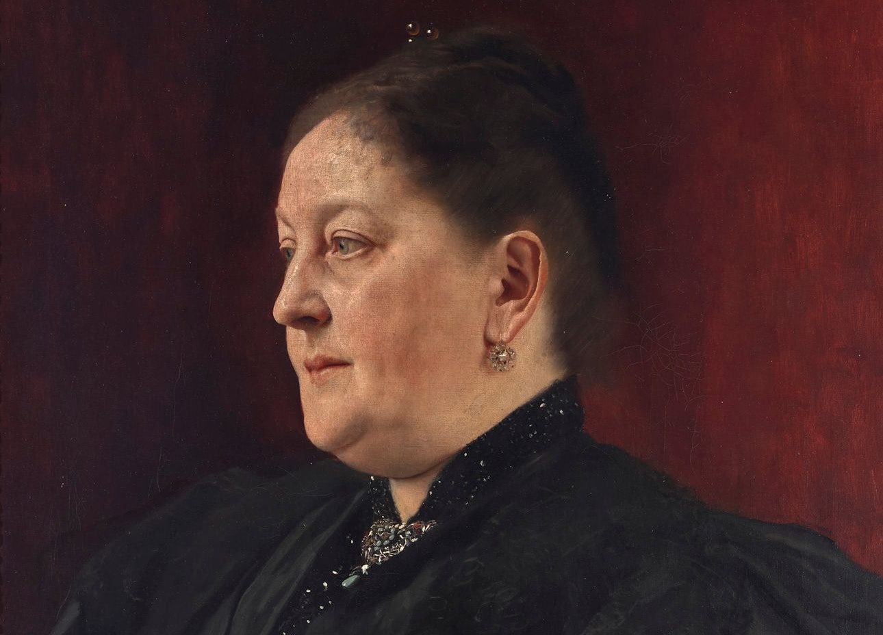 Klimts "Bildnis Mathilde Trau", 1893