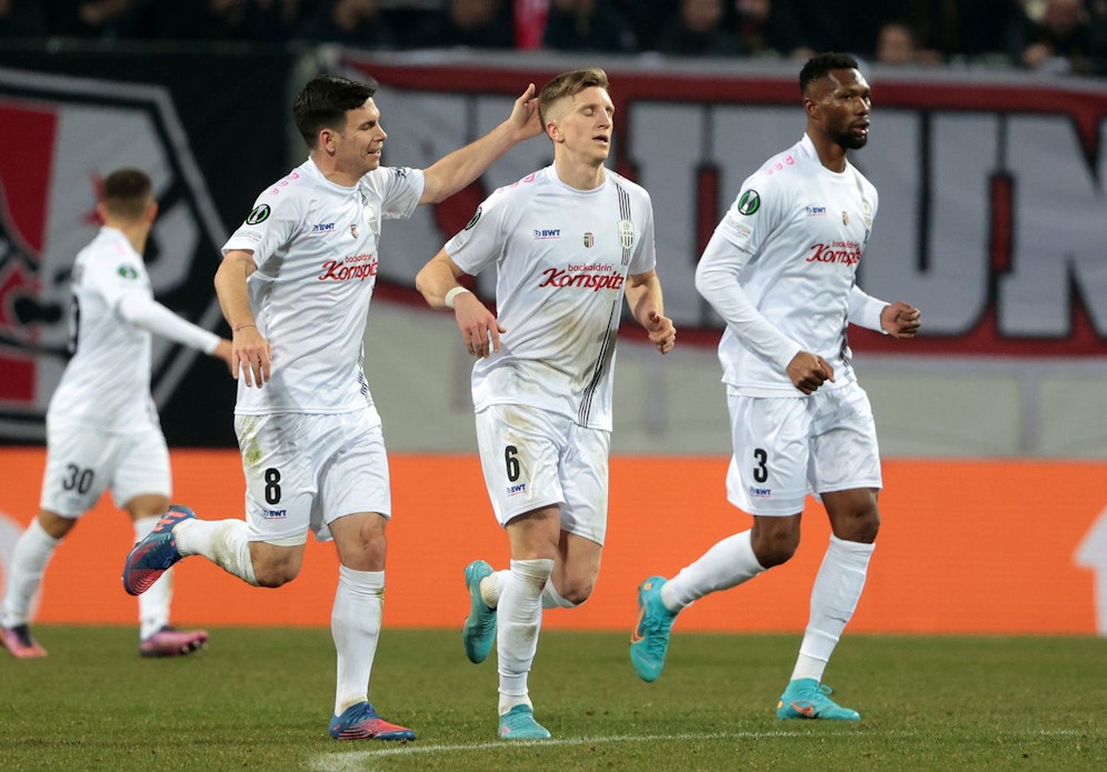 Der LASK schied trotz des 4:3-Heimsiegs aus der Conference League aus. 