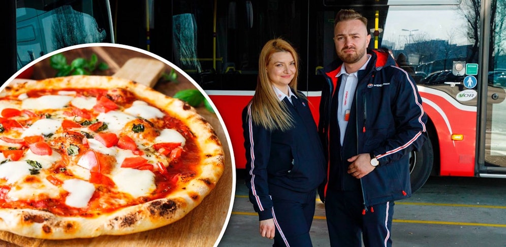 Viorela-Anca (34) und Daniel Olar (33) tauschten Pizza gegen Bus.