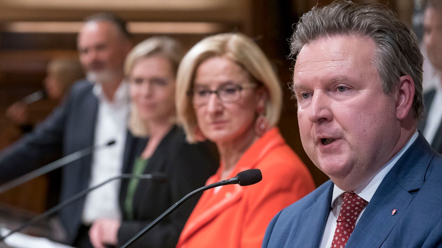 Michael Ludwig und Johanna Mikl-Leitner stellten die Pläne vor.