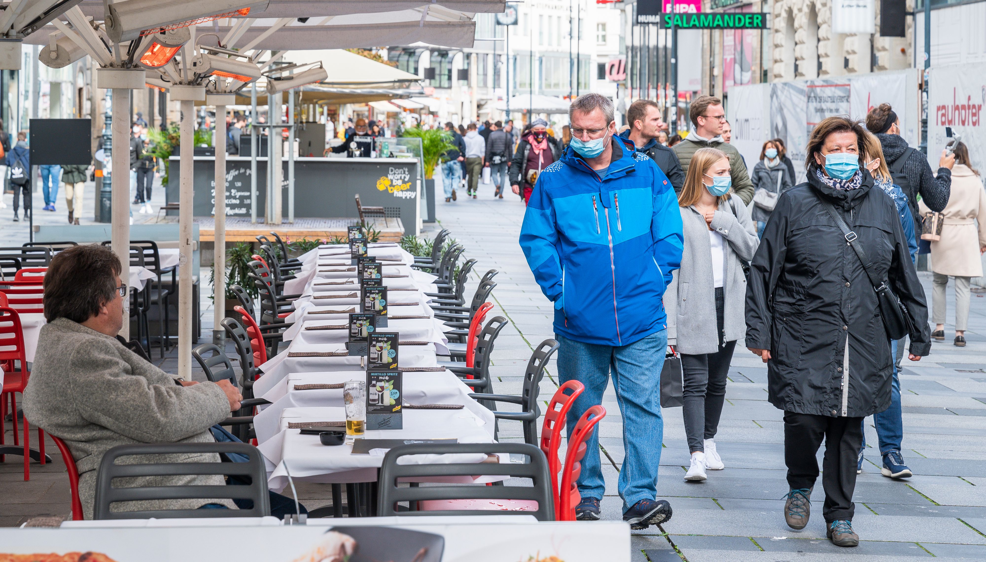 Trendwende möglich: Nach Rekordinfektionszahlen gehen die Neuansteckungsfälle wieder zurück. 