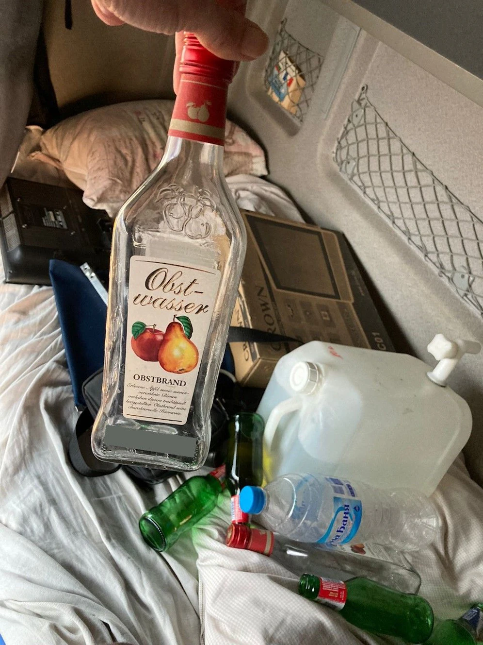 Alkolenker im Lkw