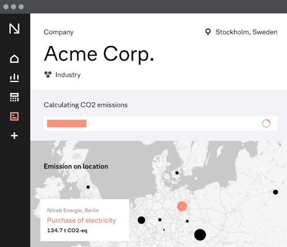 CO2-Rechner für KMU von Normative und Google.