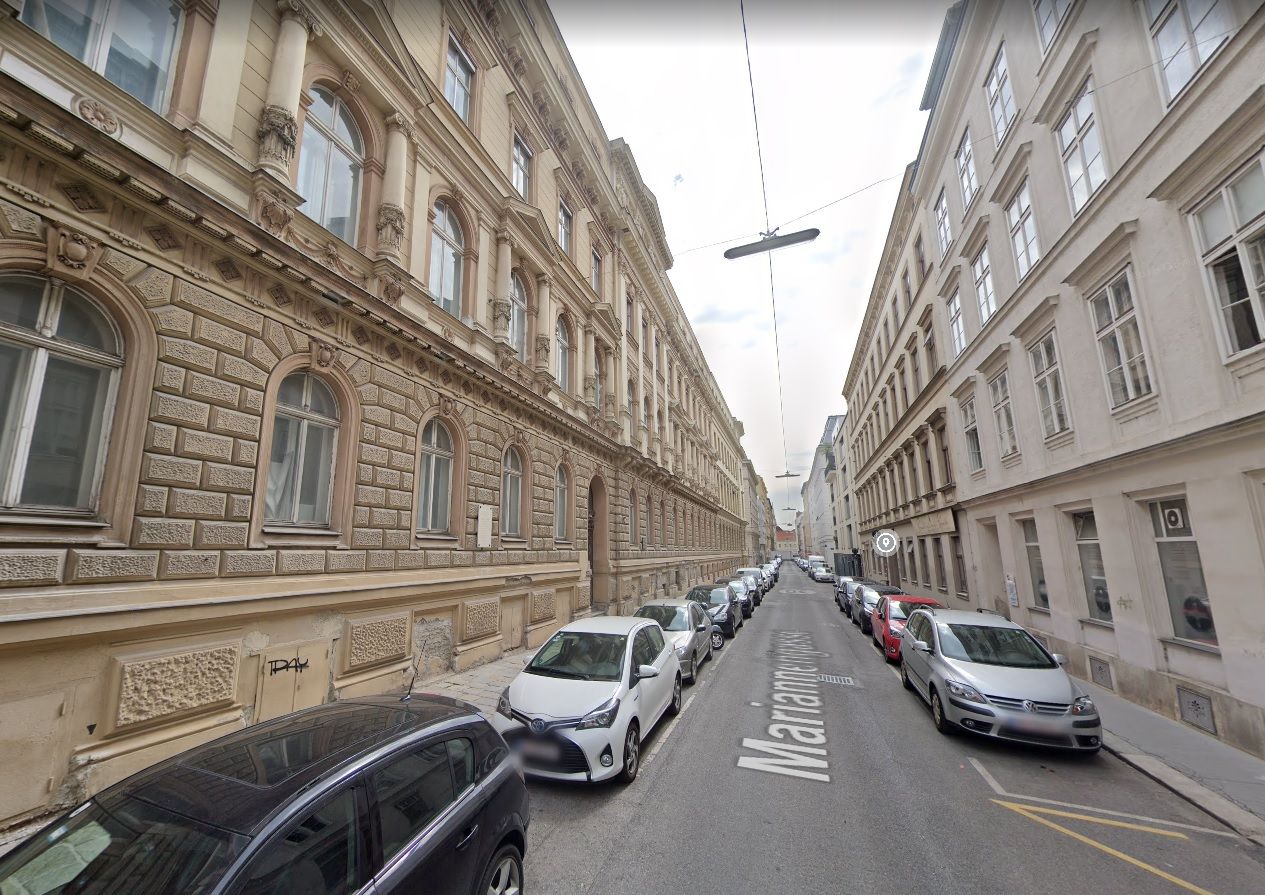 Das Haus in der Mariannengasse wurde besetzt.