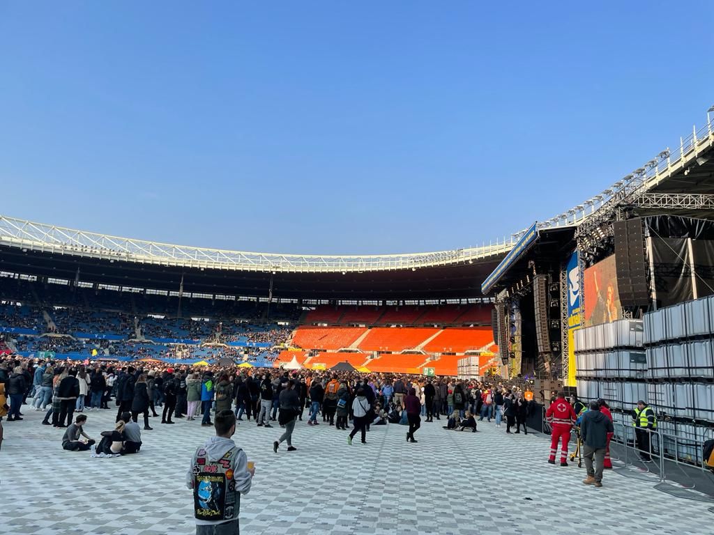 Die Menge am Nachmittag