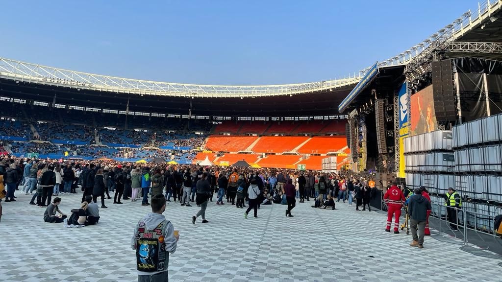 Die Menge am Nachmittag