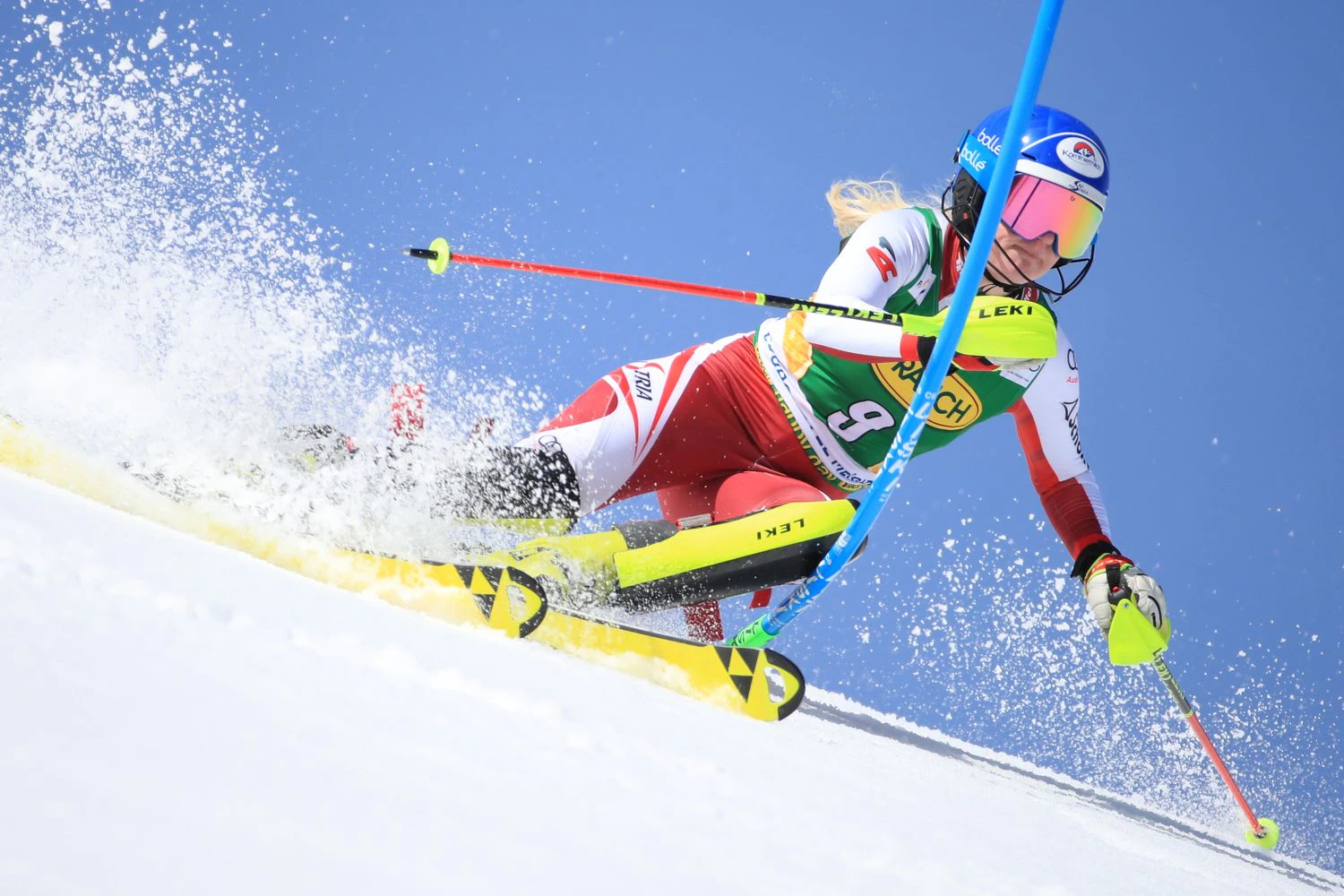 Katharina Truppe wurde beste Österreicherin in Meribel. 