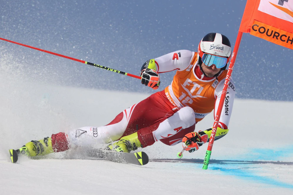Stefan Brennsteiner in Meribel. 