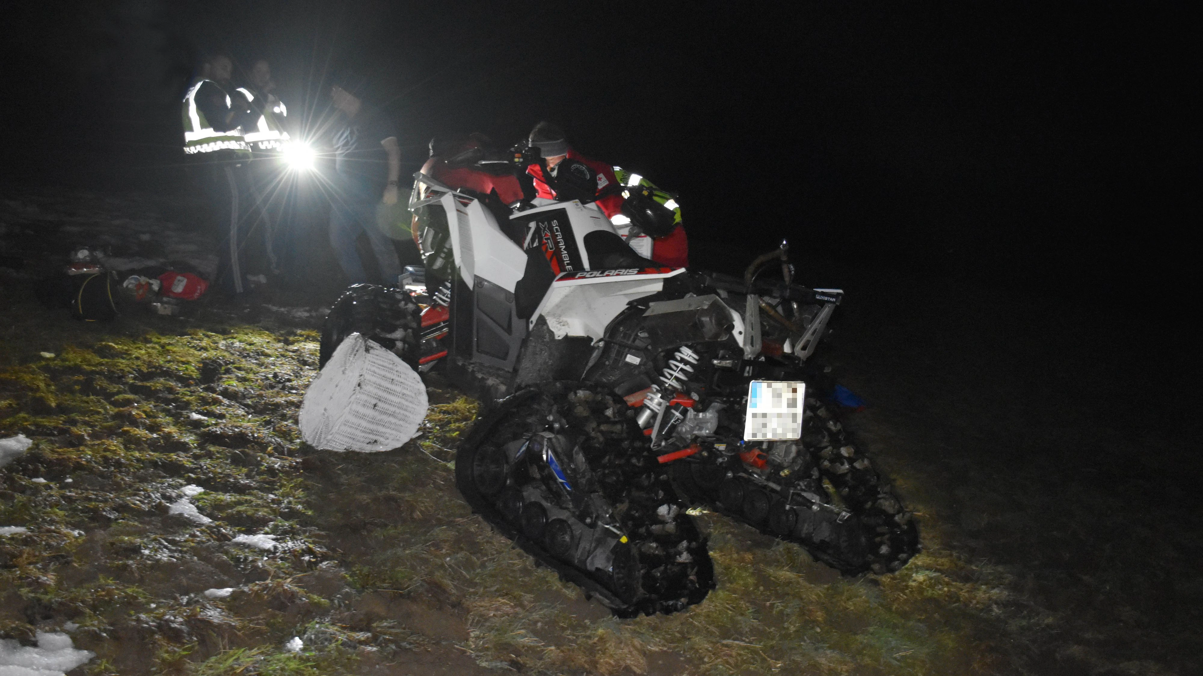 Quadunfall auf Skipiste in Aschau -Fotocredit: ZOOM.TIROL 