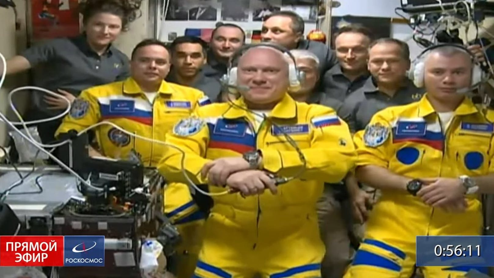 Darum sind Anzüge der russischen Kosmonauten gelb-blau