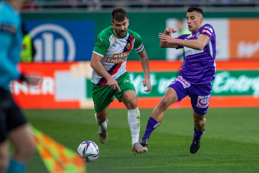 Rapid geht im Derby durch Ljubicic in Führung.