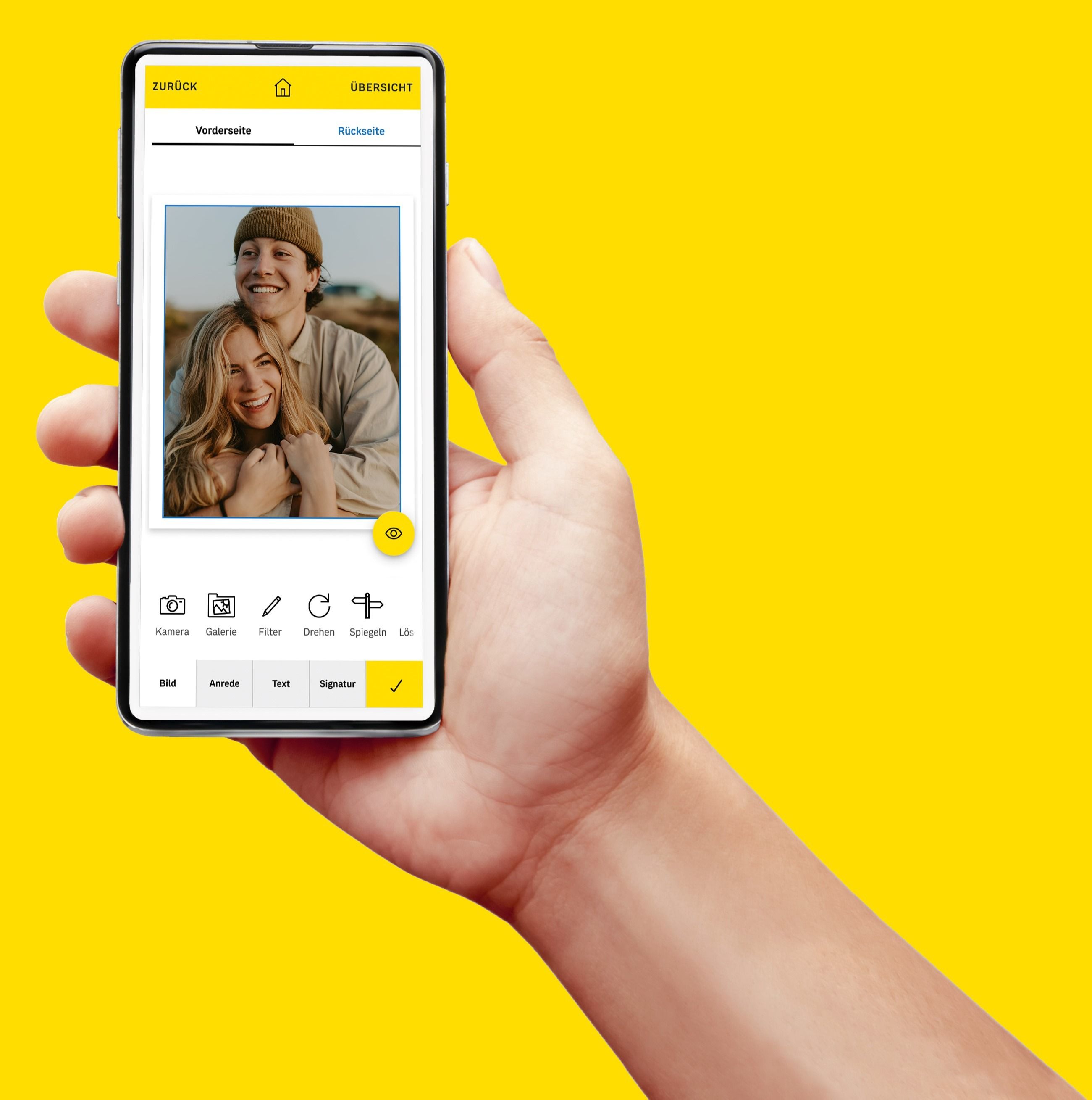 "Post KartenStudio": Neue App für Versand von Gruß- und Postkarten.