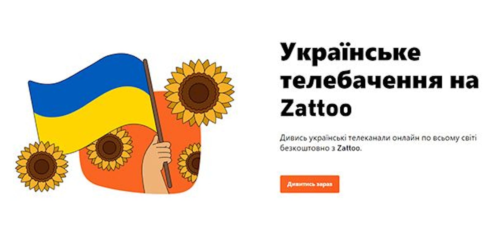 Zattoo bietet neuen & kostenlosen Streaming-Service für vom Ukraine-Krieg betroffene Menschen.