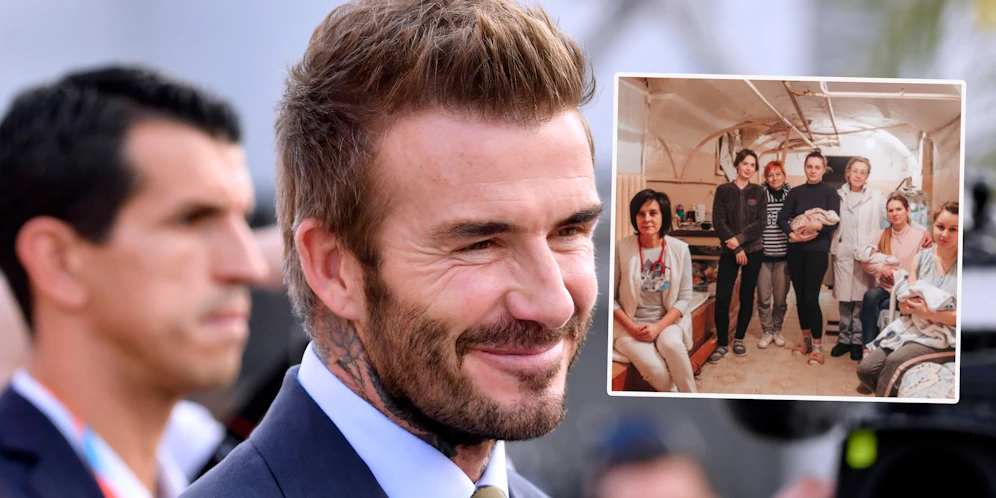 David Beckham teilt sein Instagram-Profil mit einer Ärztin aus der Ukraine.