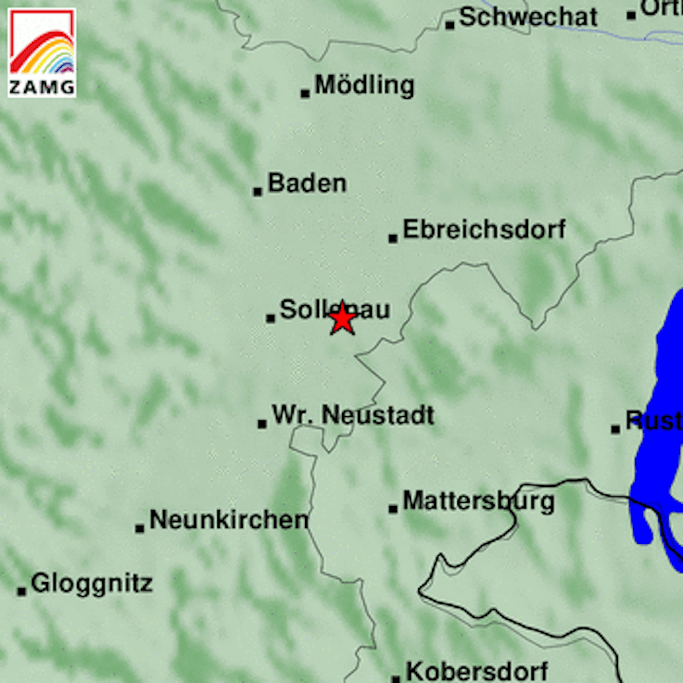 Das Erdbeben hatte eine Magnitude von 2,3.