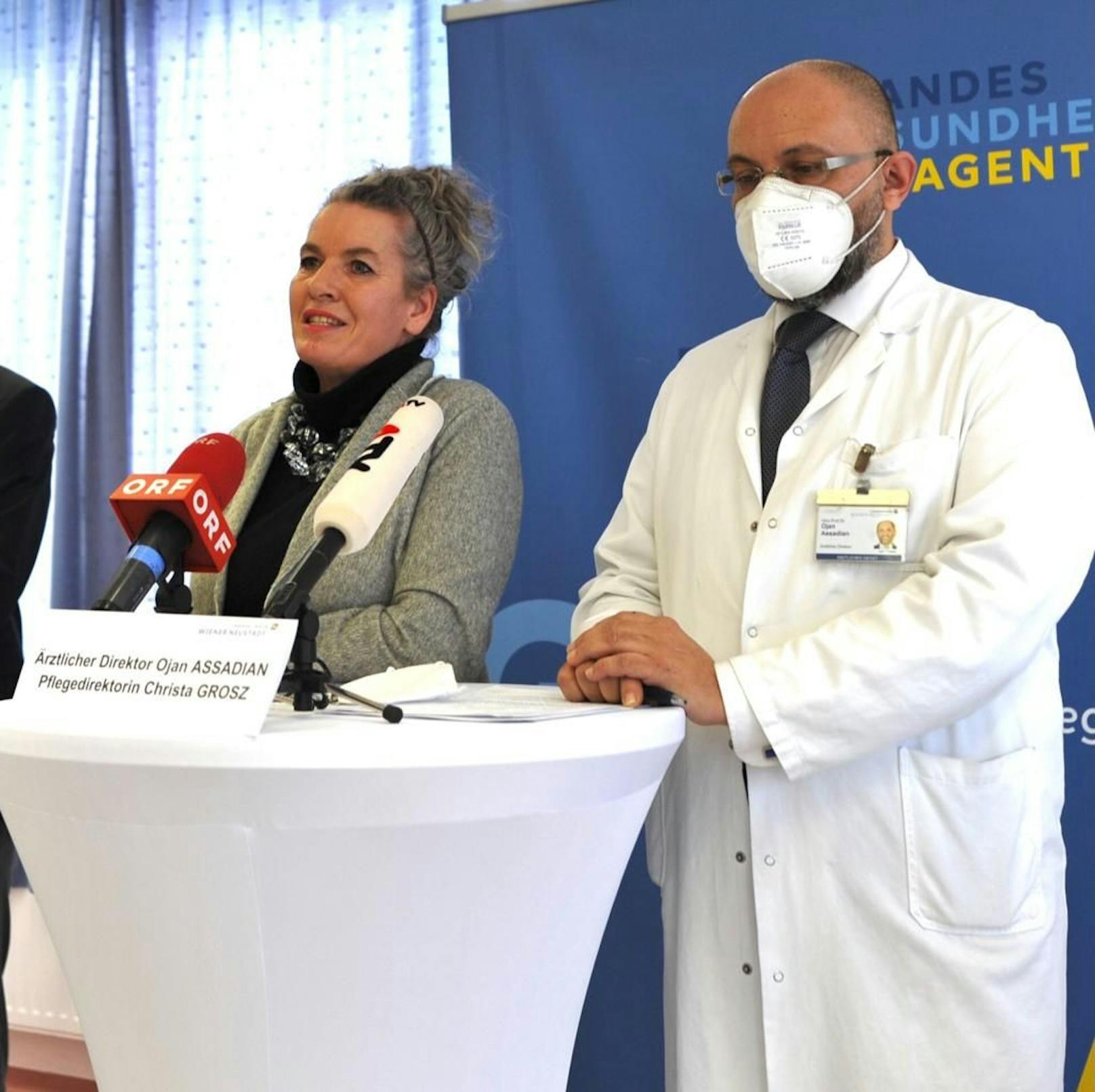 Experten bei der Spitals-Pressekonferenz in Wr. Neustadt