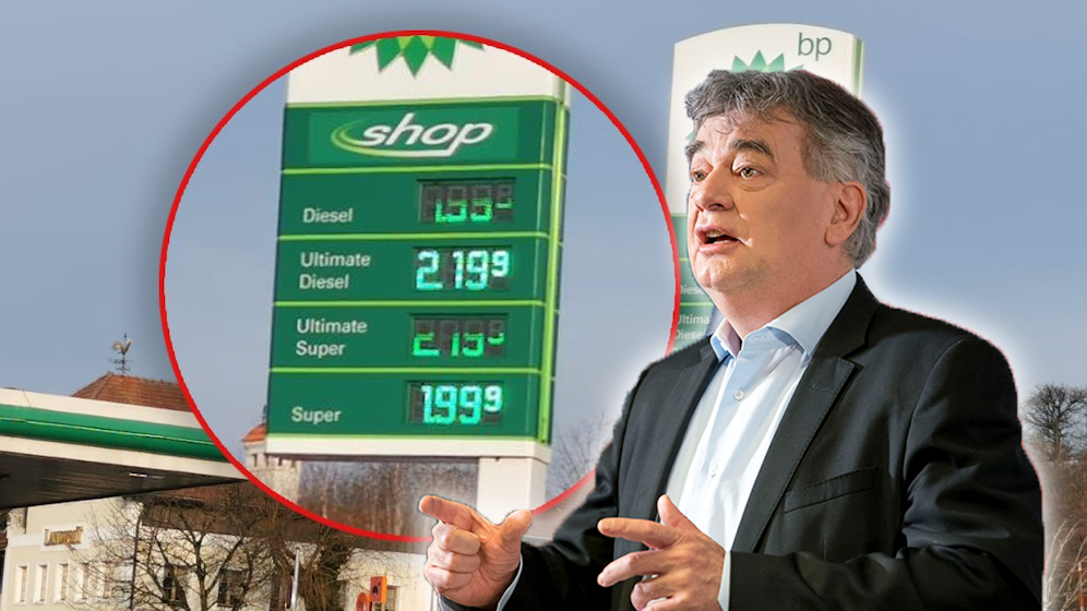 Vizekanzler Werner Kogler hegt angesichts der hohen Spritpreise einen düsteren Verdacht.