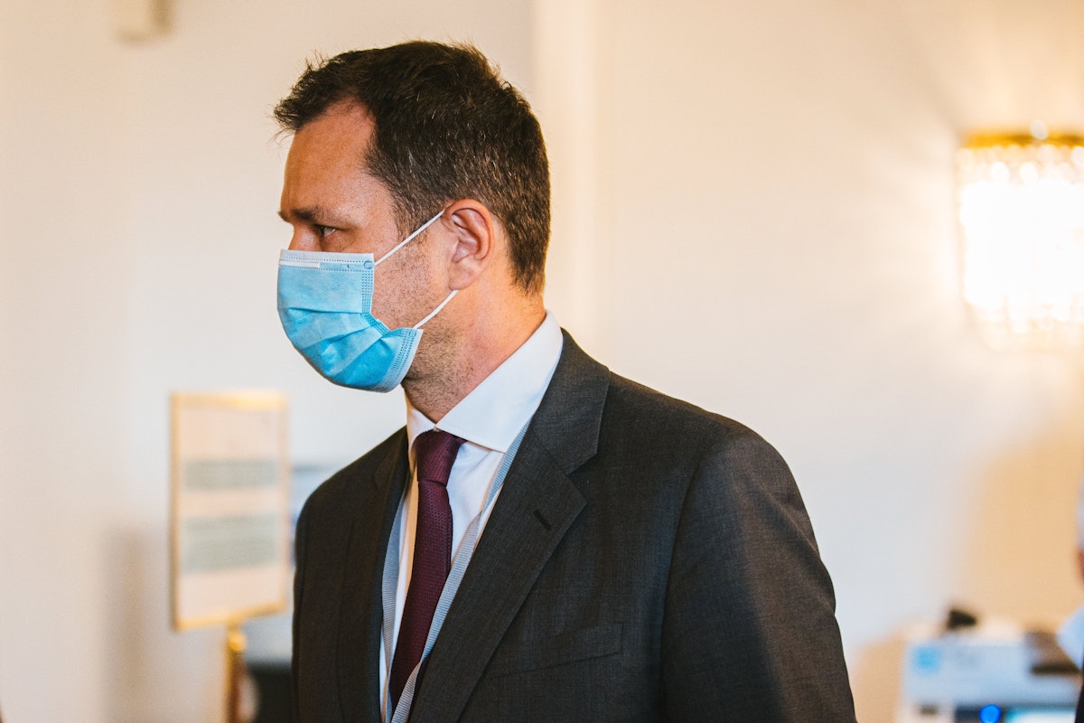 Thomas Schmid bei seinem Auftritt vor dem Ibiza-U-Ausschuss. 