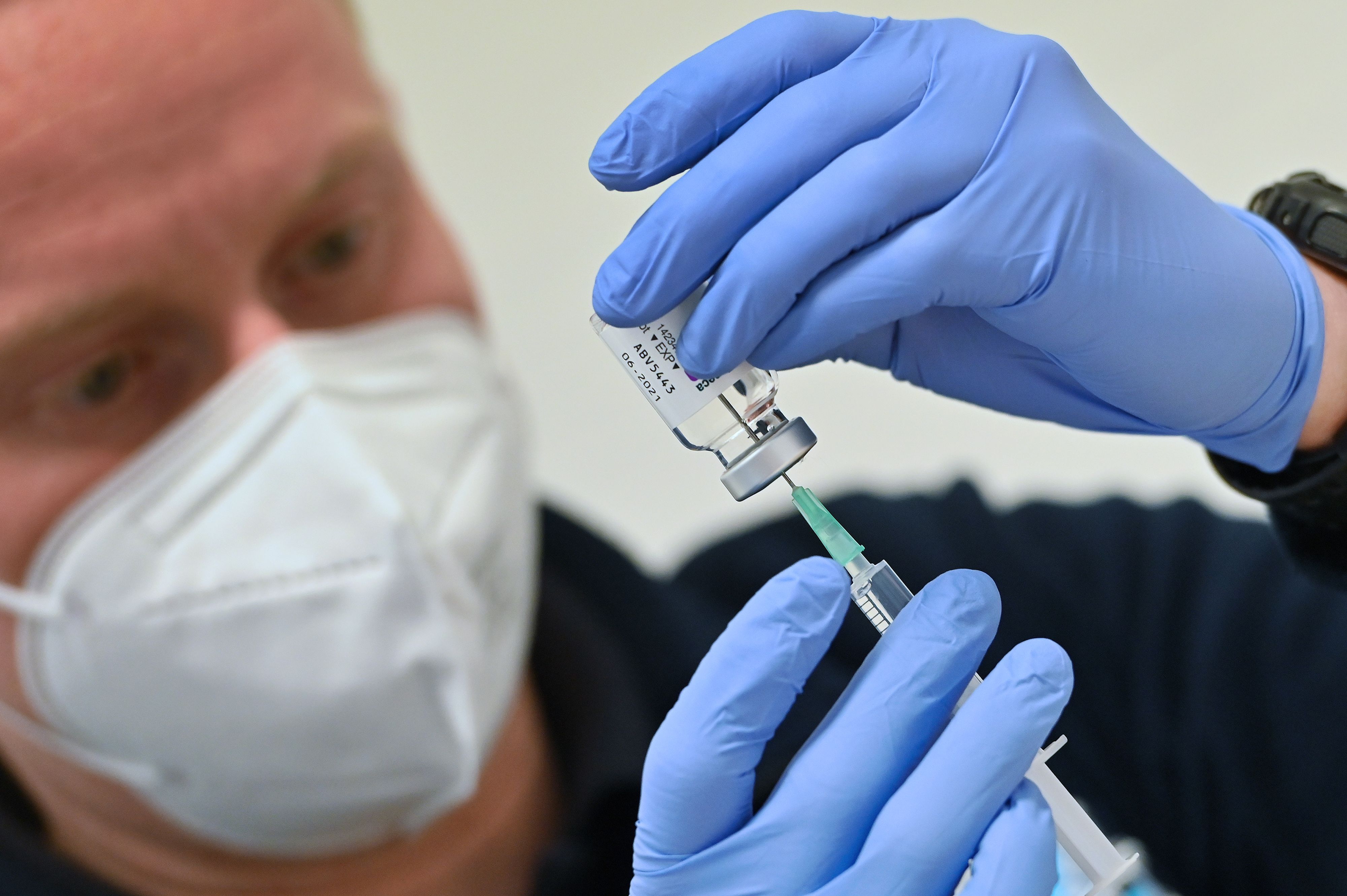 Die vierte Impfung gegen das Corona-Virus. 