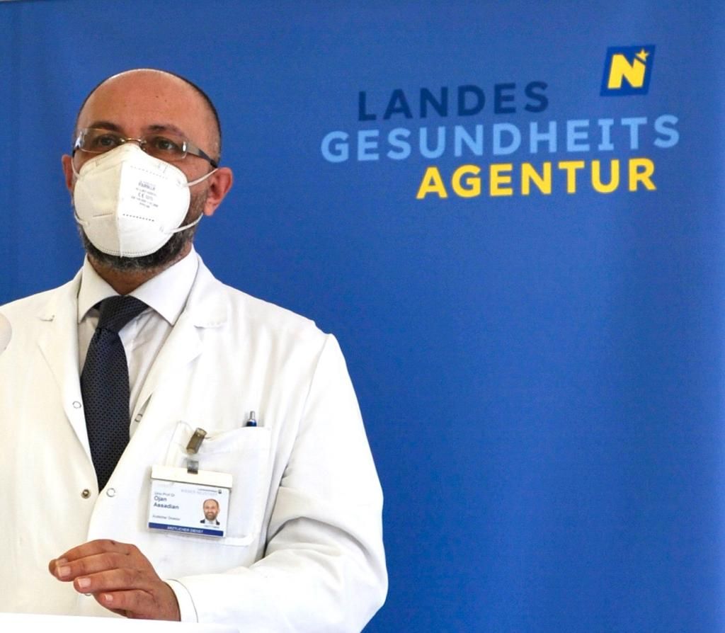Experten bei der Spitals-Pressekonferenz in Wr. Neustadt
