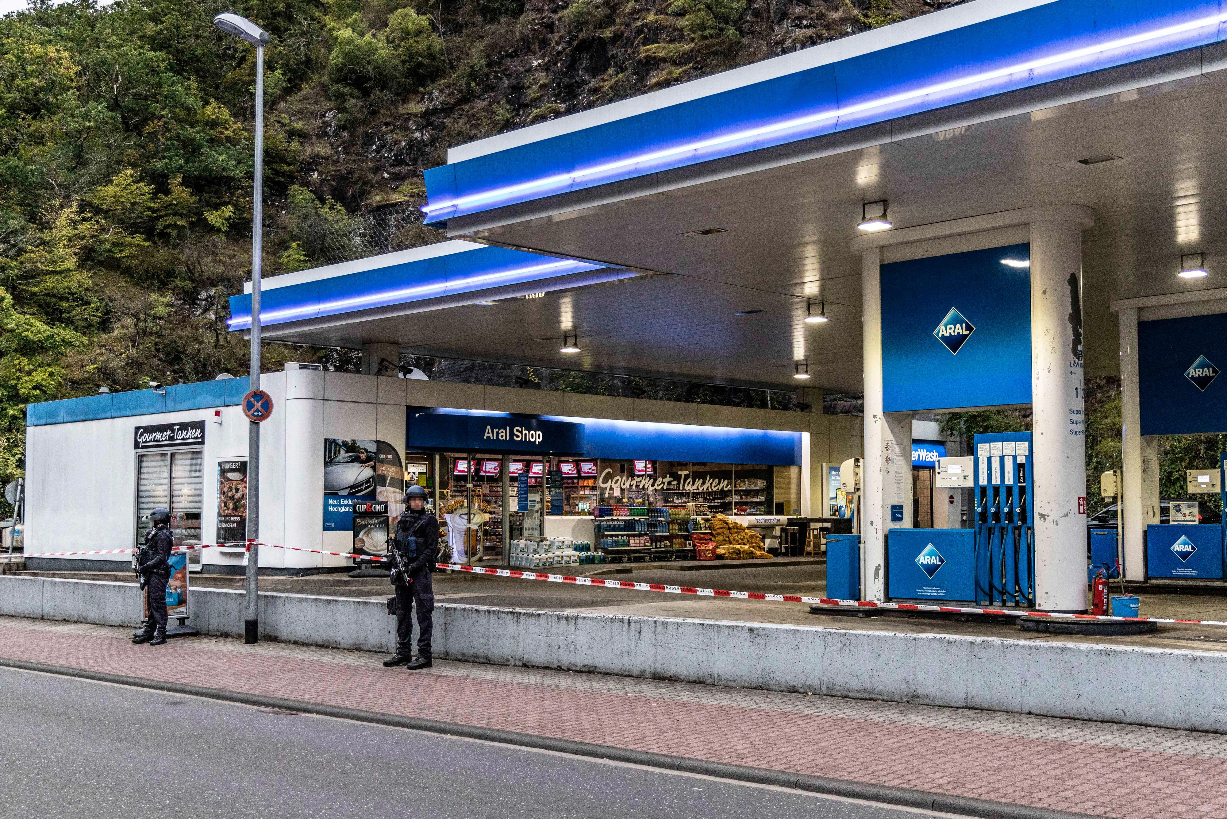 Der Tatort im deutschen Ort Idar-Oberstein. 