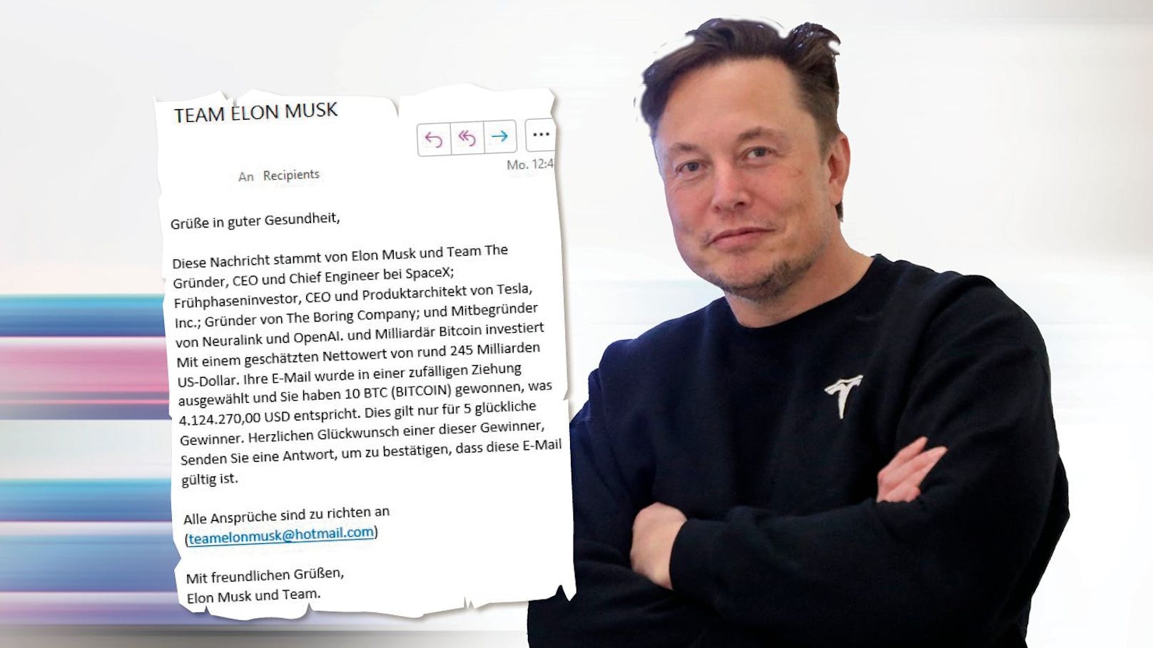 Warnung vor falschen Mails von Tesla-Gründer Elon Musk