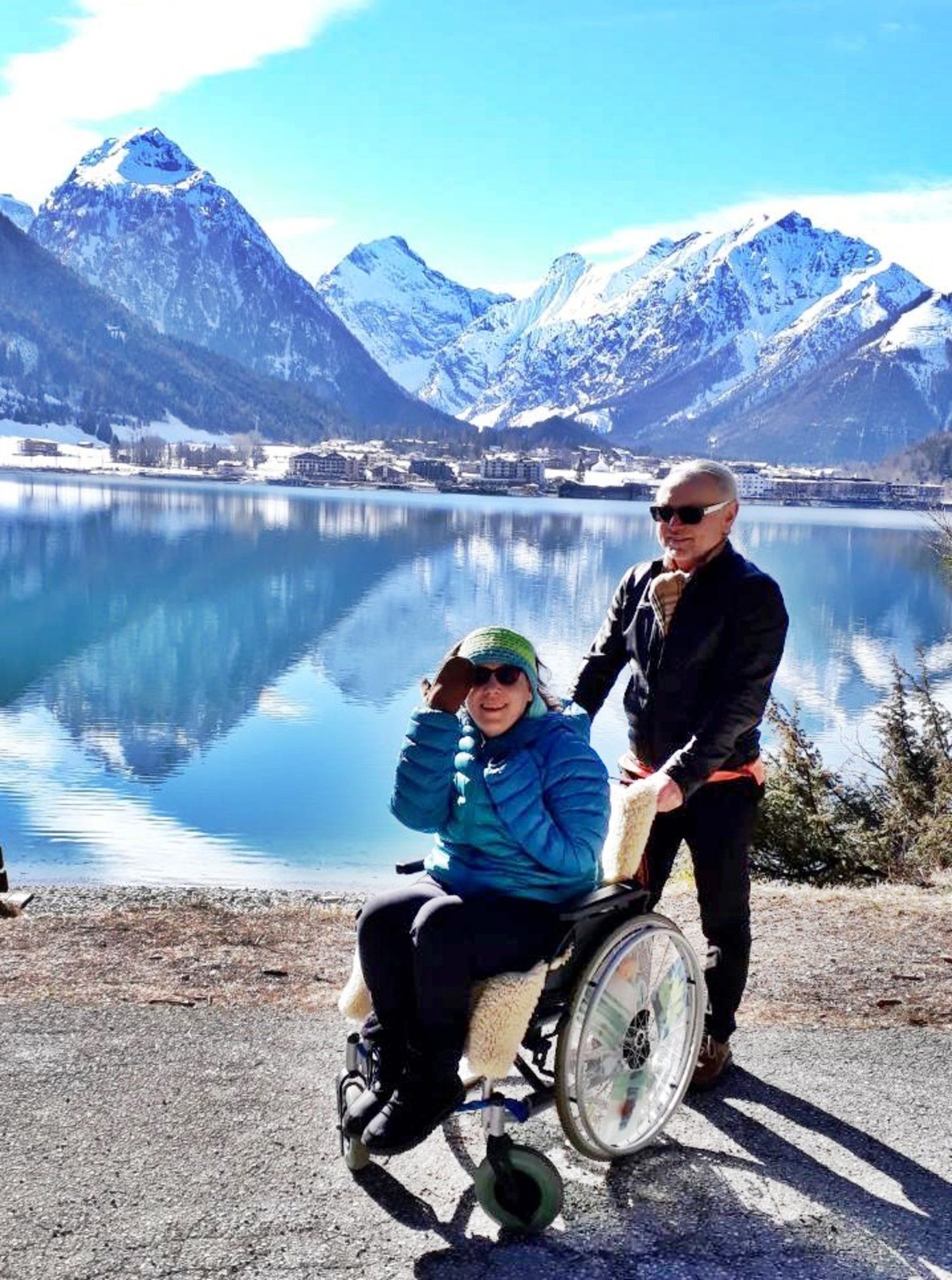 Karl Medwed mit seiner Tochter Daniela. 